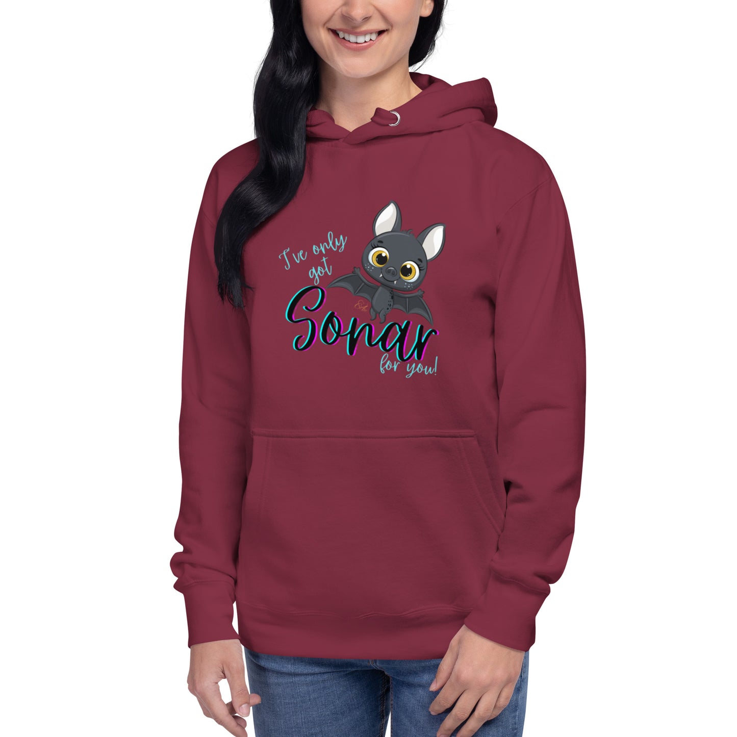 Bat Sonar - Premium Hoodie