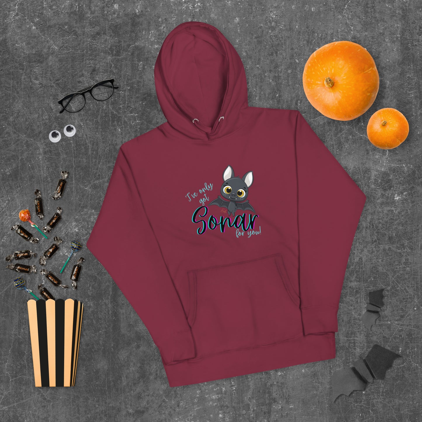 Bat Sonar - Premium Hoodie