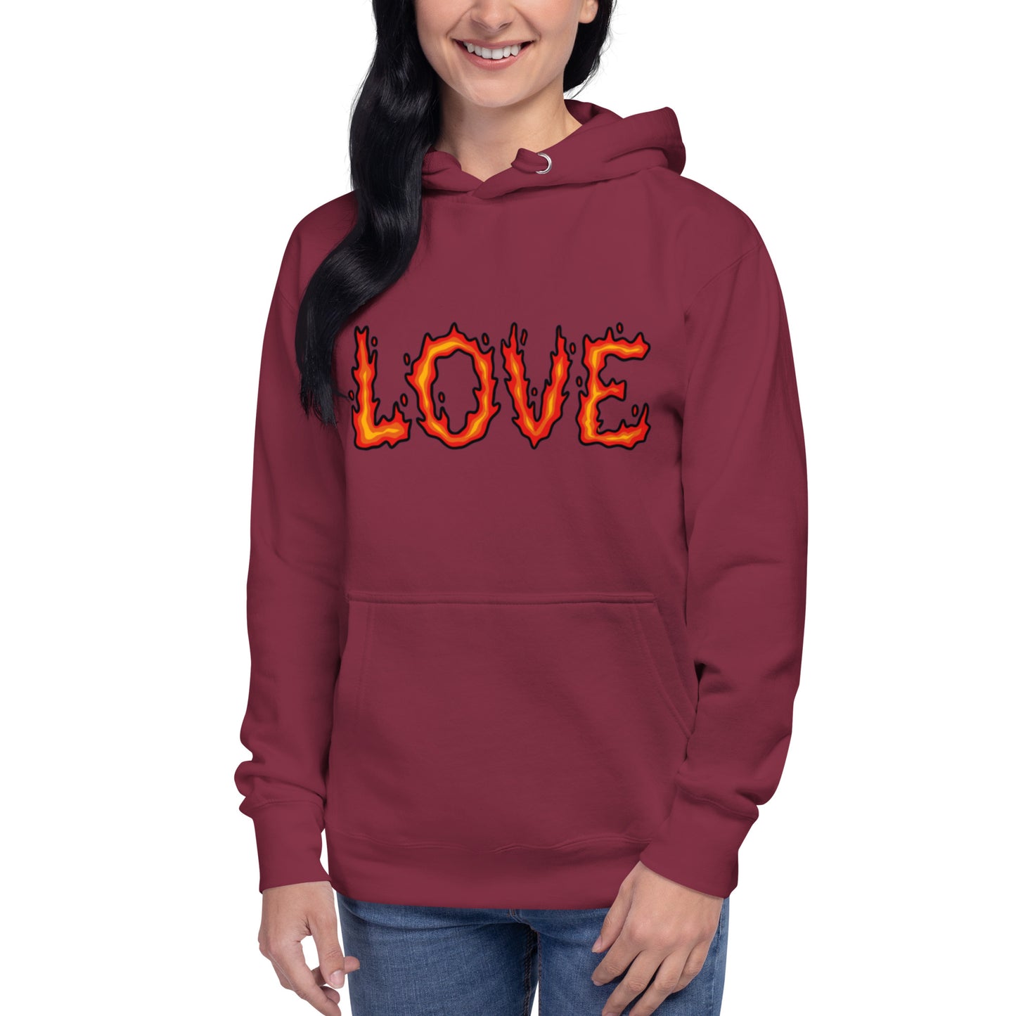 Burning Love - Premium Hoodie