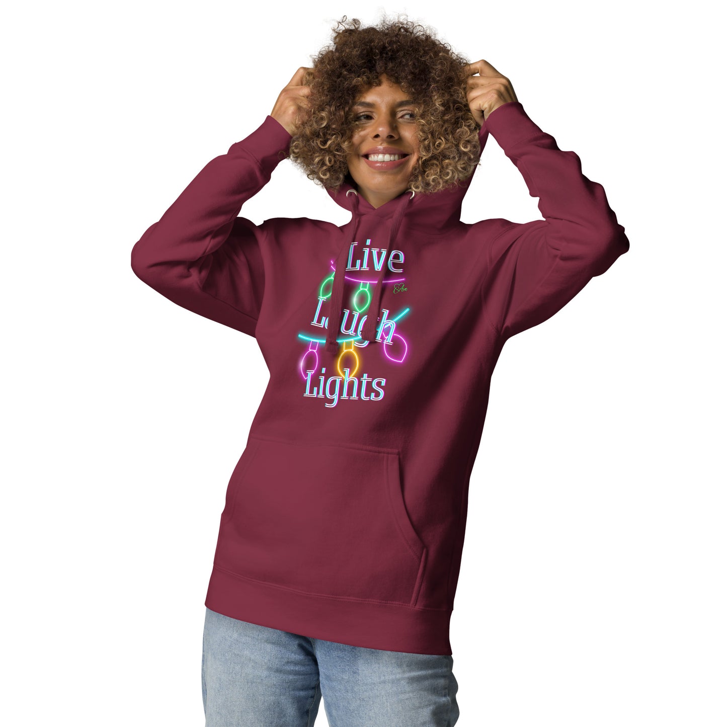 Lights Dark - Premium Hoodie