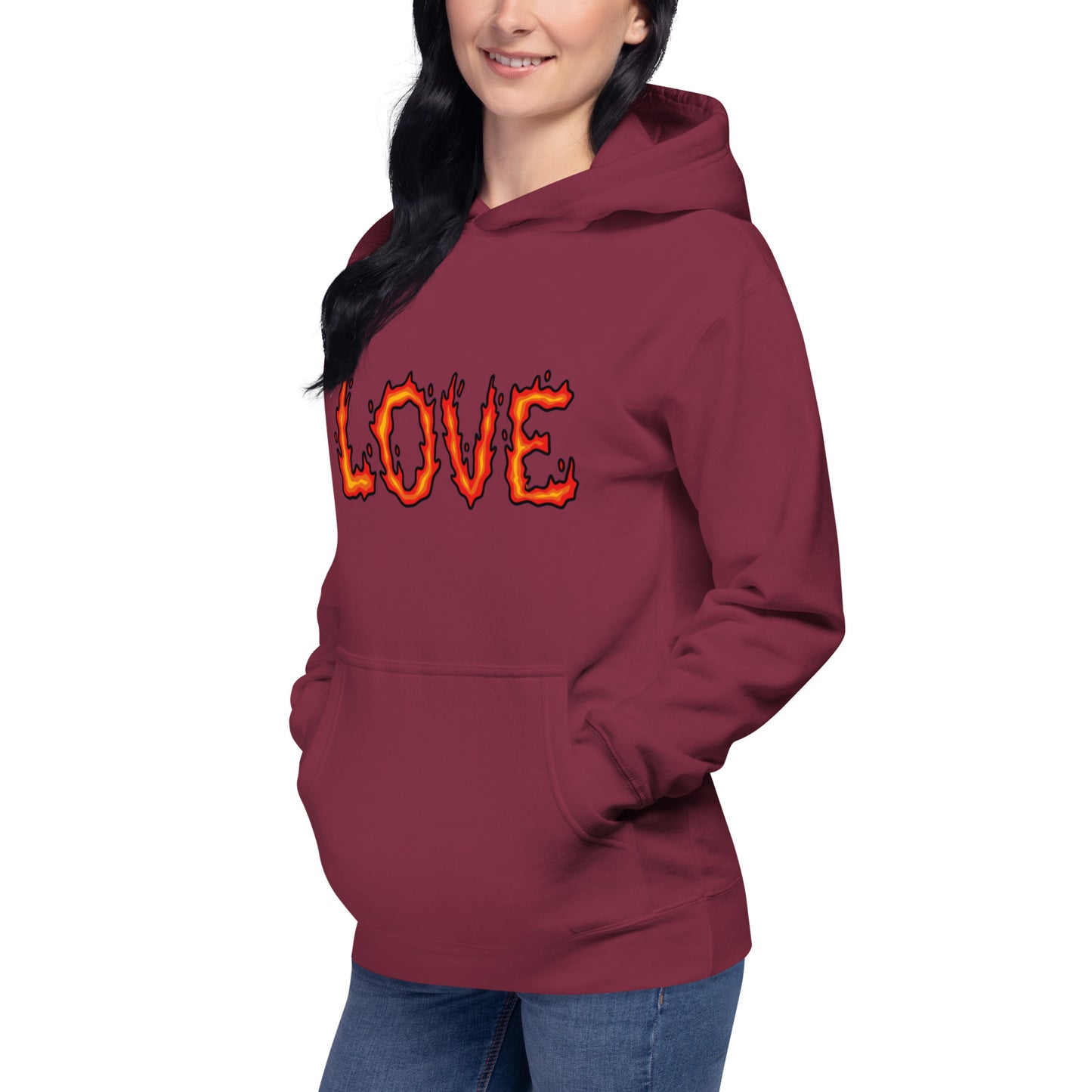 Burning Love - Premium Hoodie