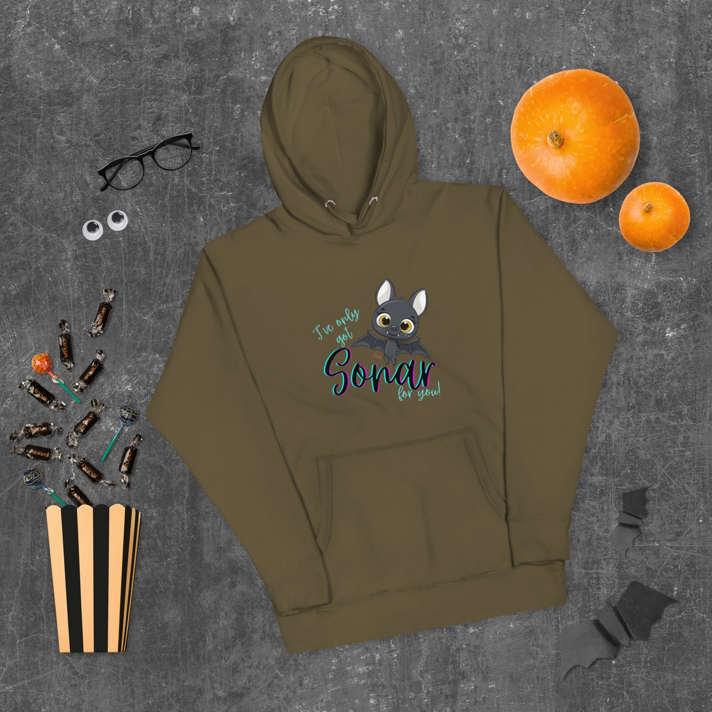 Bat Sonar - Premium Hoodie