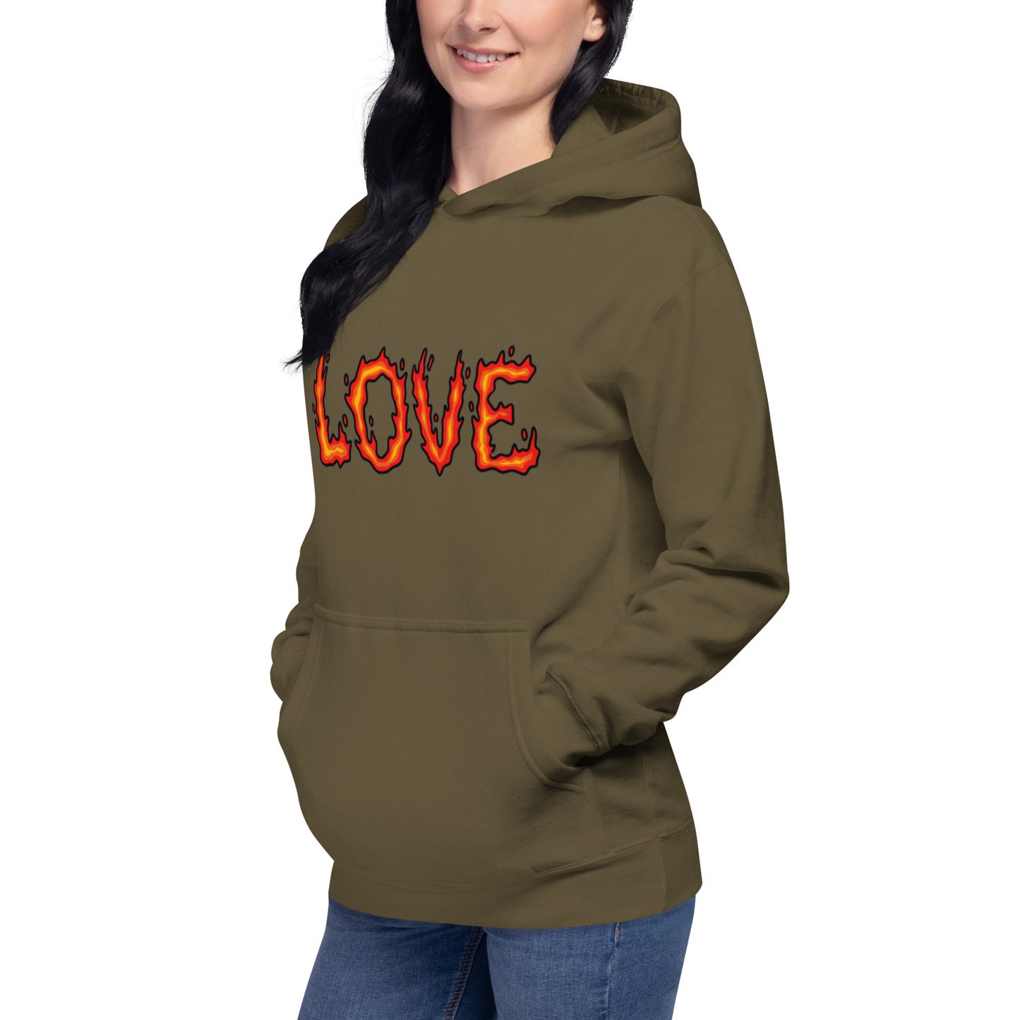 Burning Love - Premium Hoodie