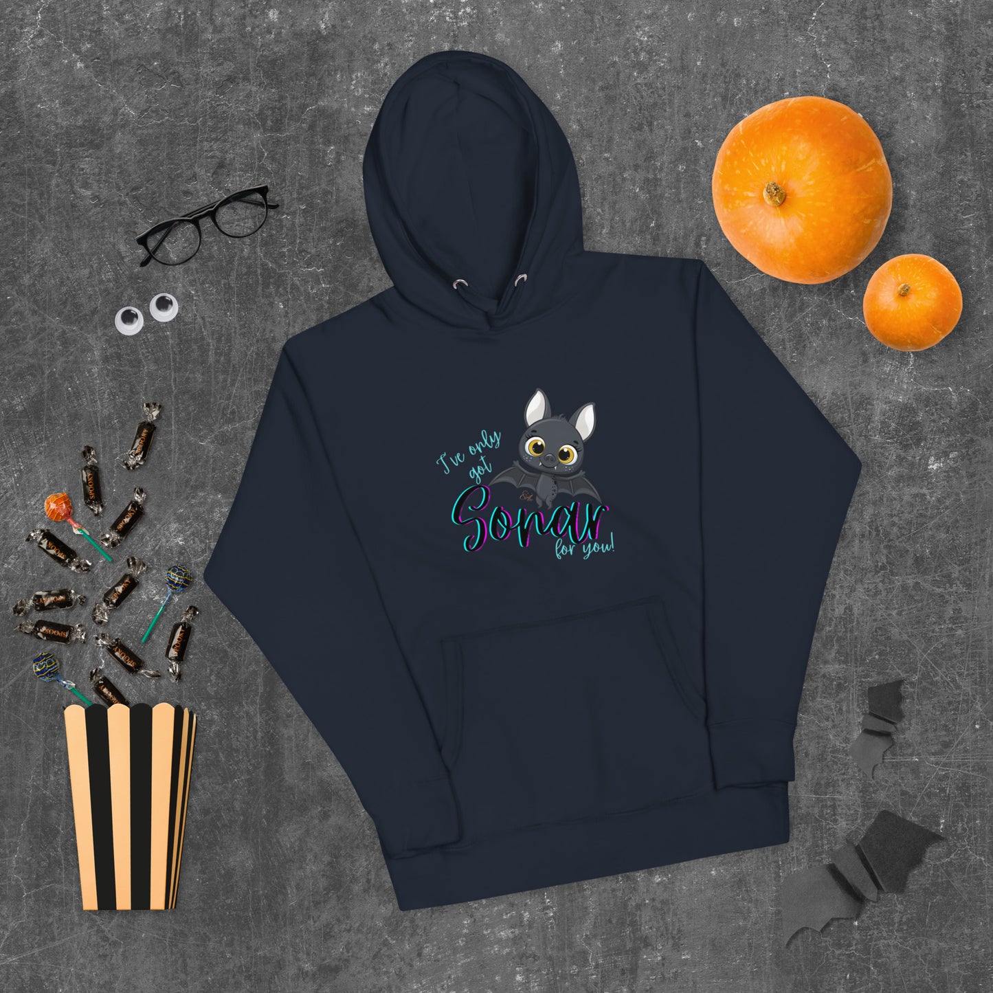 Bat Sonar - Premium Hoodie