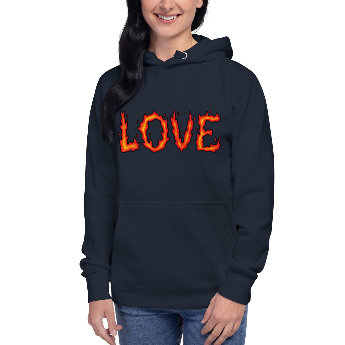 Burning Love - Premium Hoodie