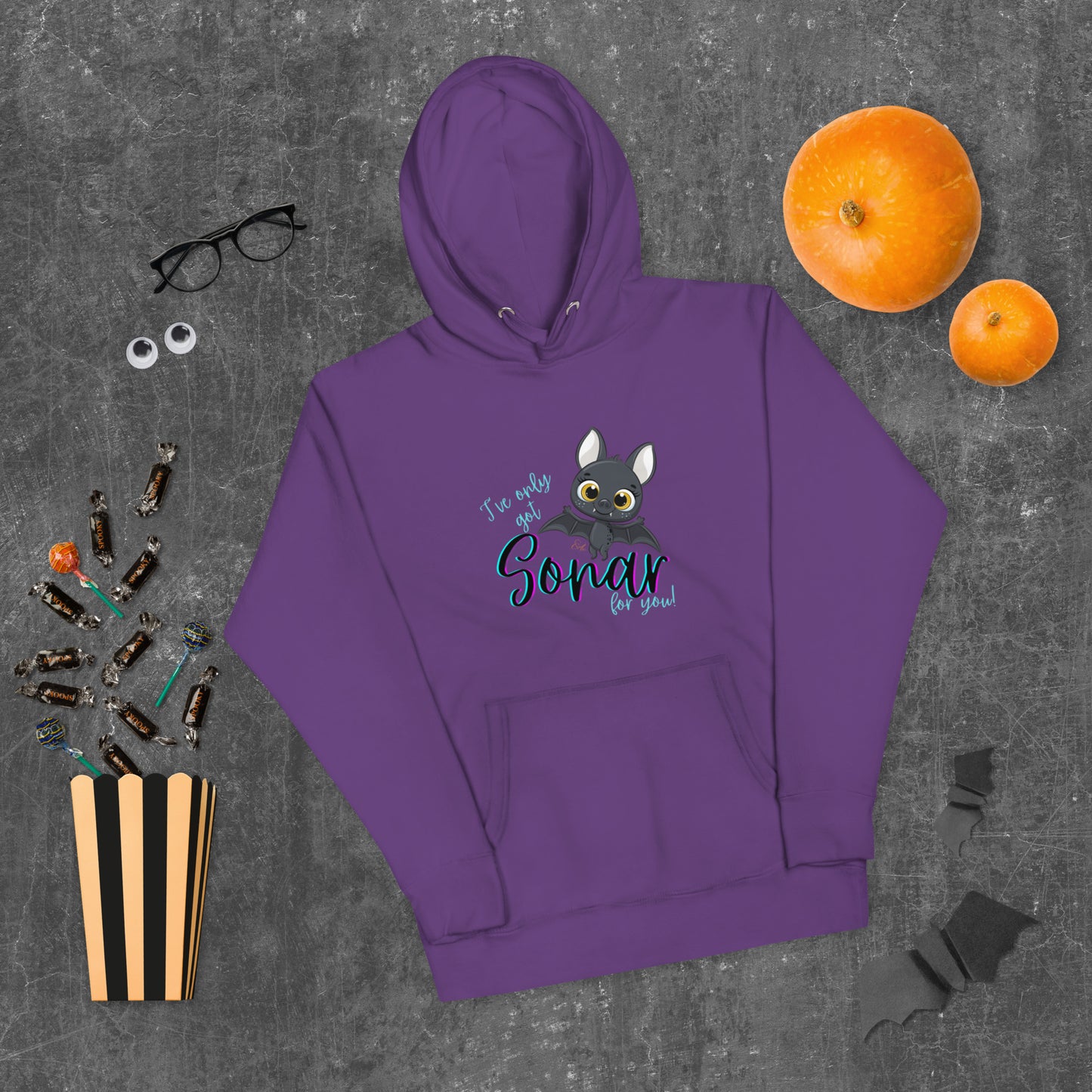 Bat Sonar - Premium Hoodie
