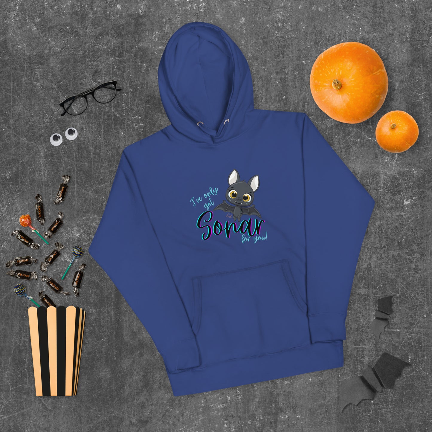 Bat Sonar - Premium Hoodie