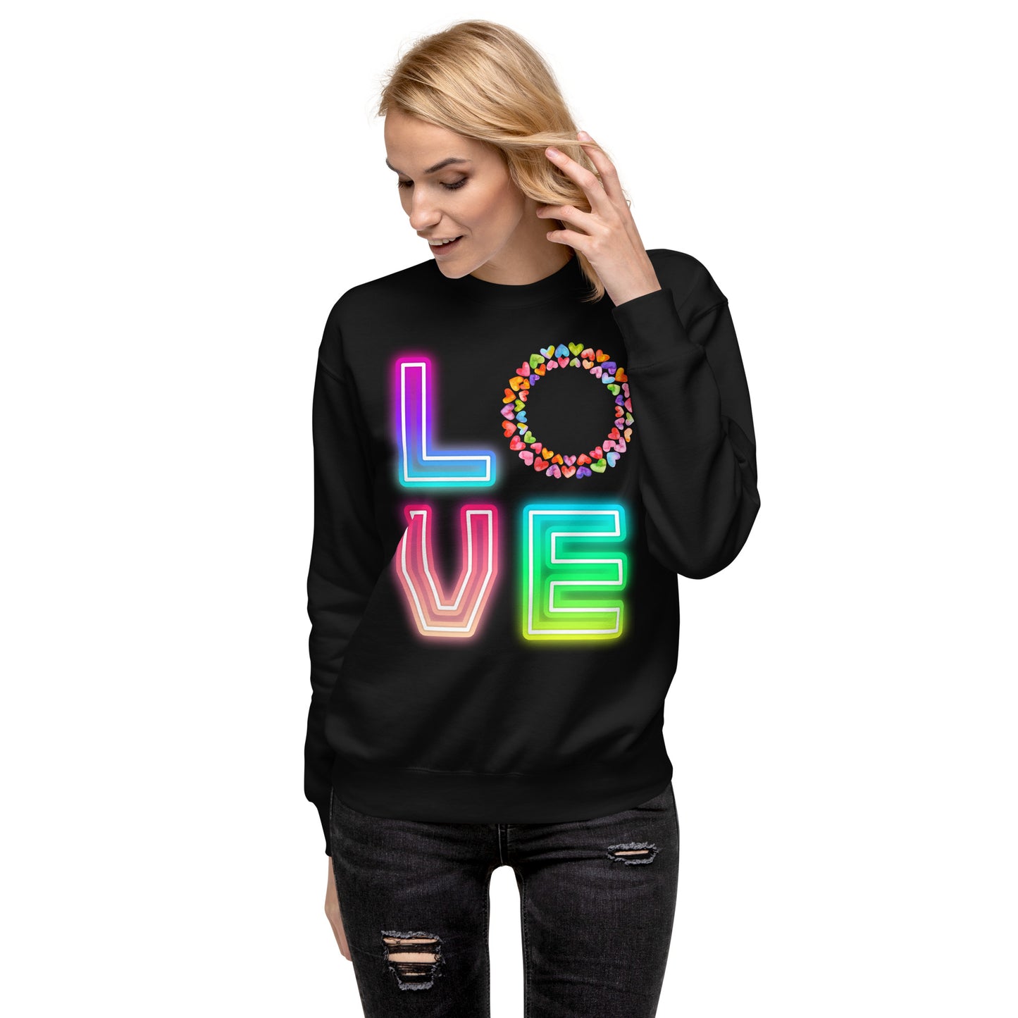 Rainbow Love - Premium Sweatshirt