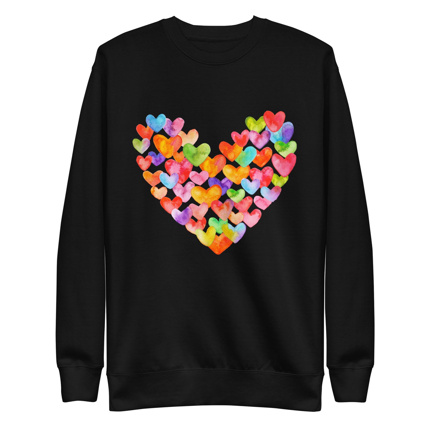 Rainbow Hearts - Premium Sweatshirt