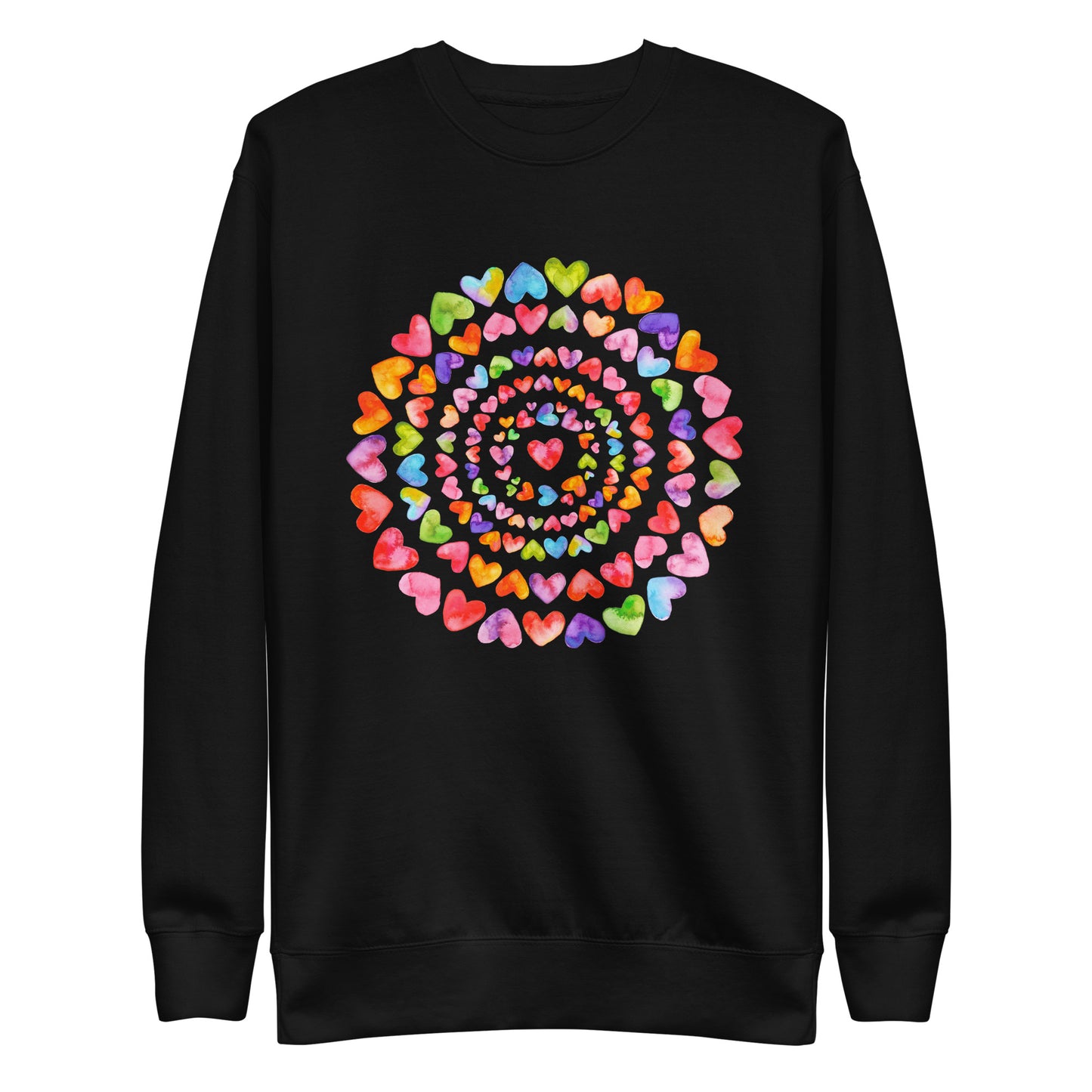 Rainbow Hearts - Premium Sweatshirt