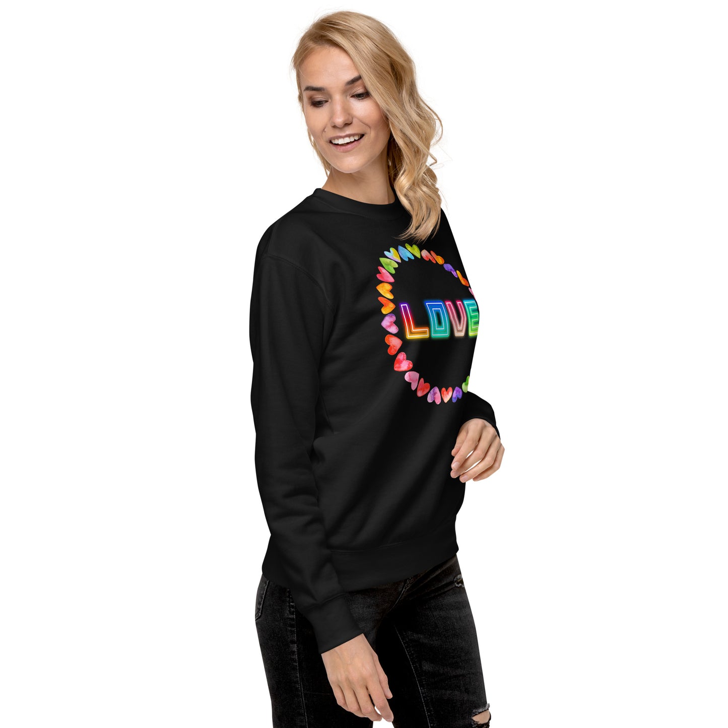 Rainbow Love - Premium Sweatshirt