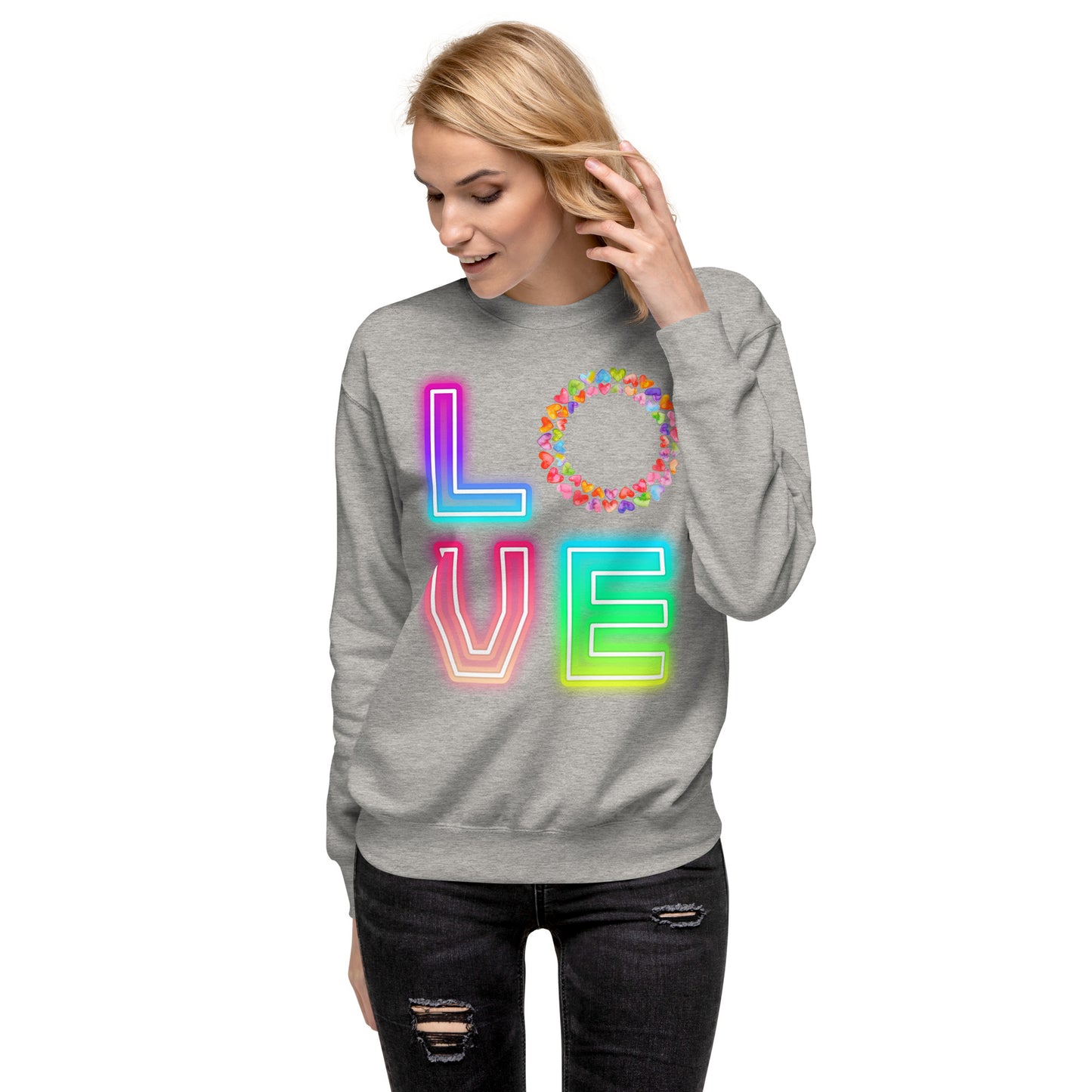 Rainbow Love - Premium Sweatshirt