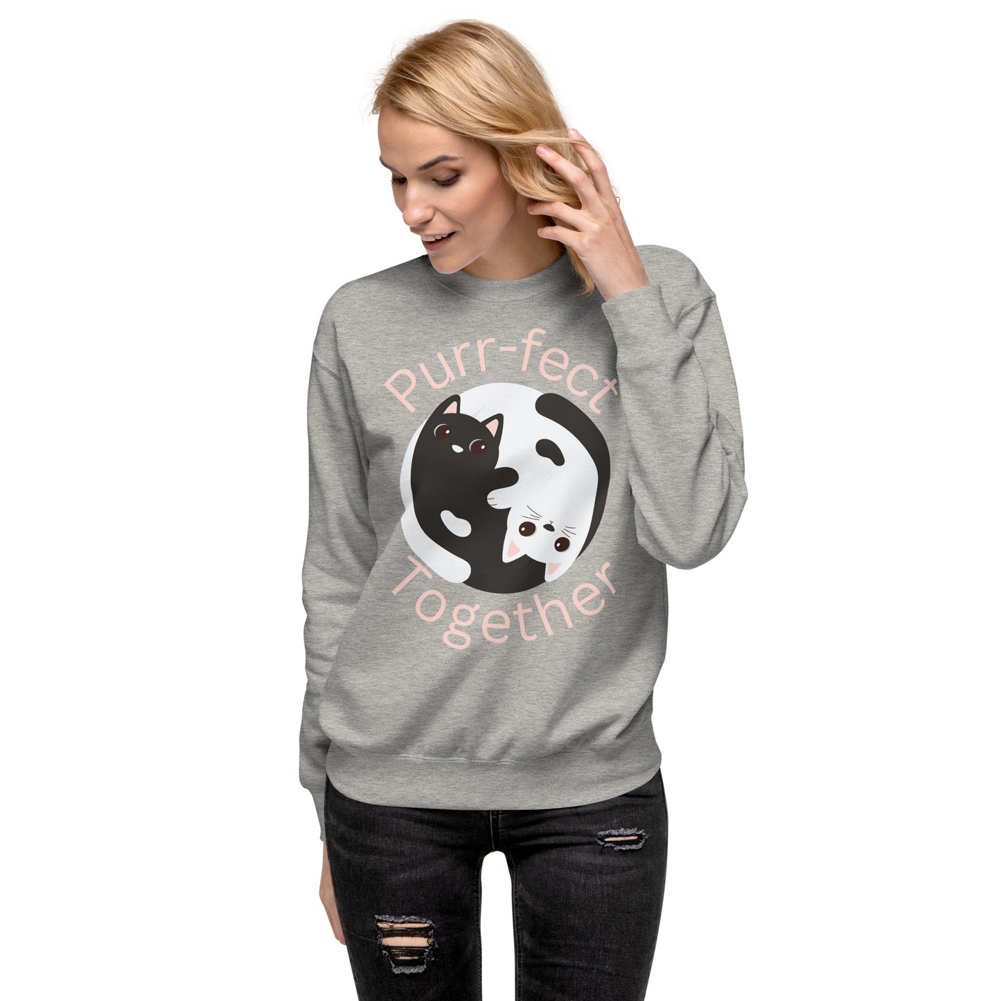 Purr-fect Together - Premium Sweatshirt