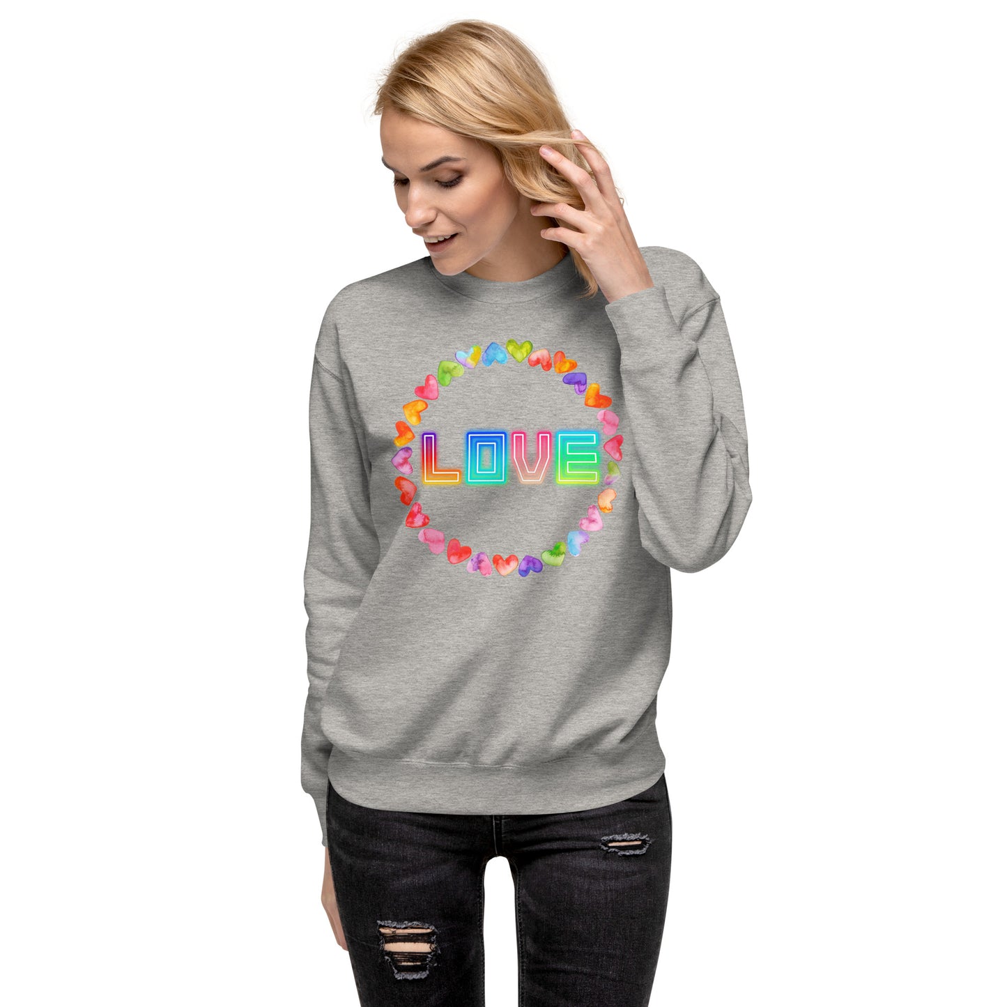 Rainbow Love - Premium Sweatshirt