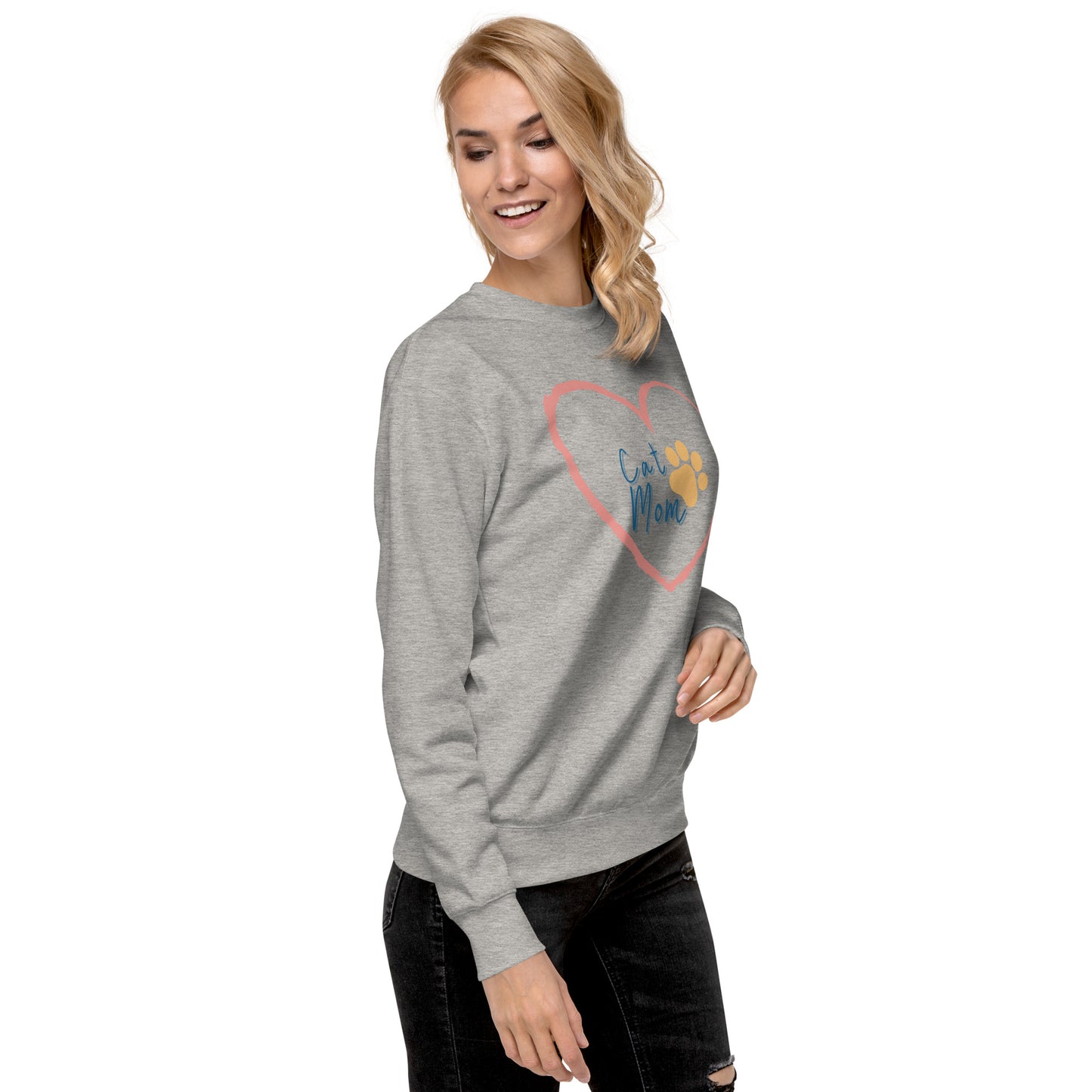 Cat Mom - Premium Sweatshirt