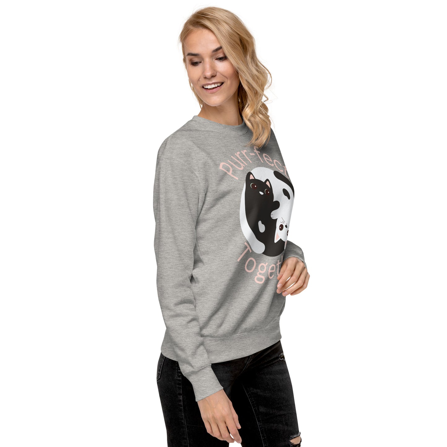 Purr-fect Together - Premium Sweatshirt