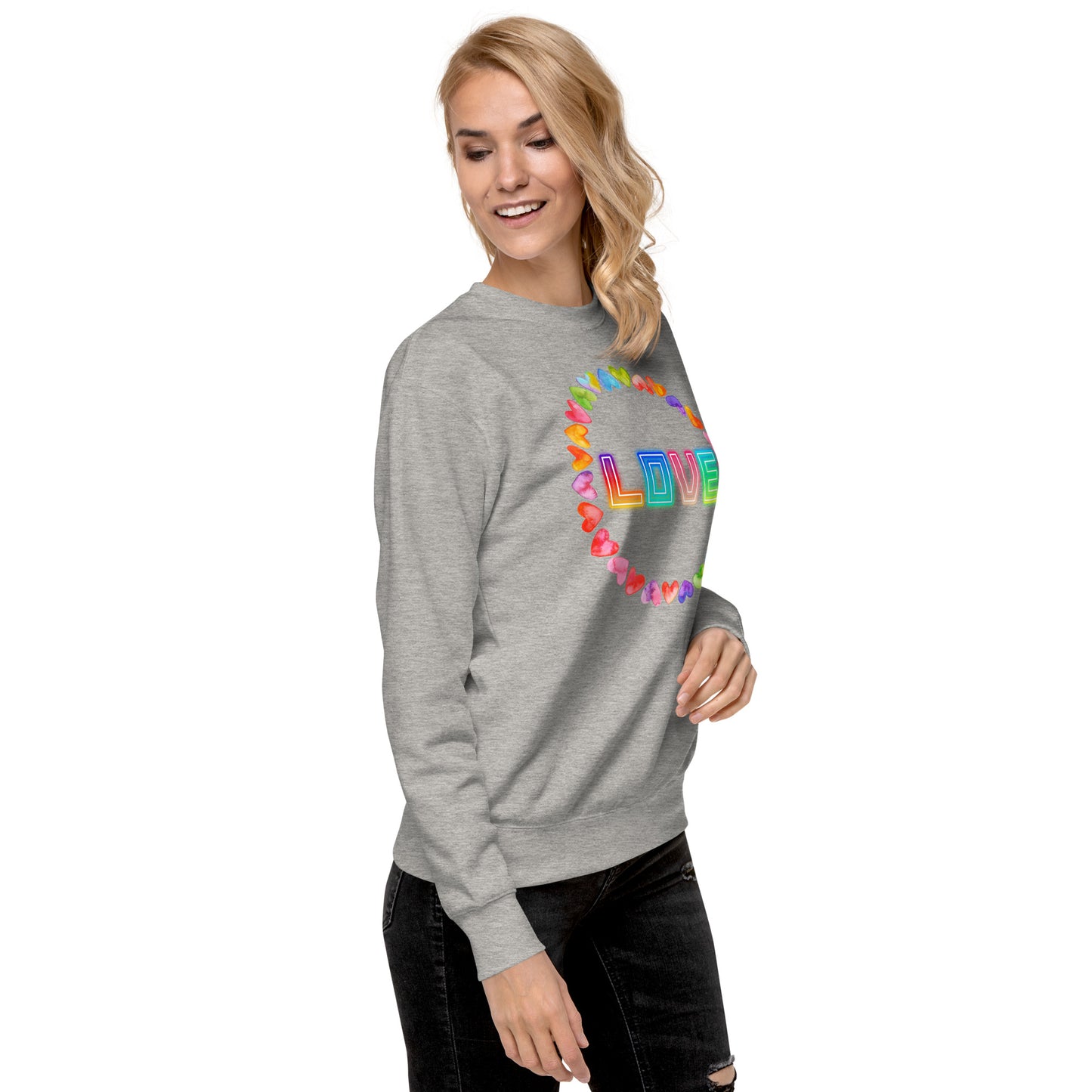 Rainbow Love - Premium Sweatshirt
