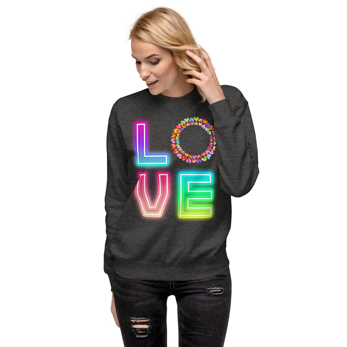 Rainbow Love - Premium Sweatshirt