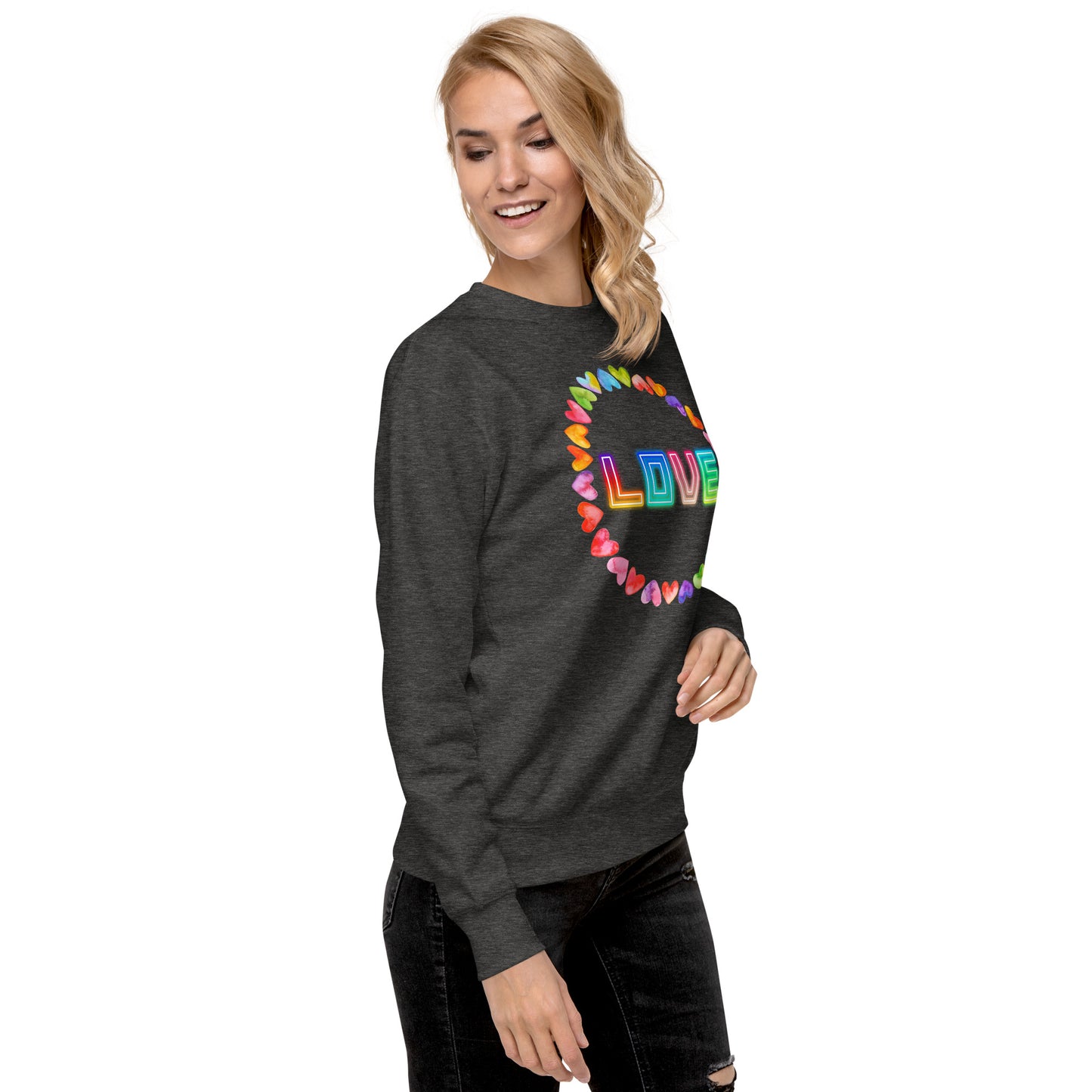 Rainbow Love - Premium Sweatshirt