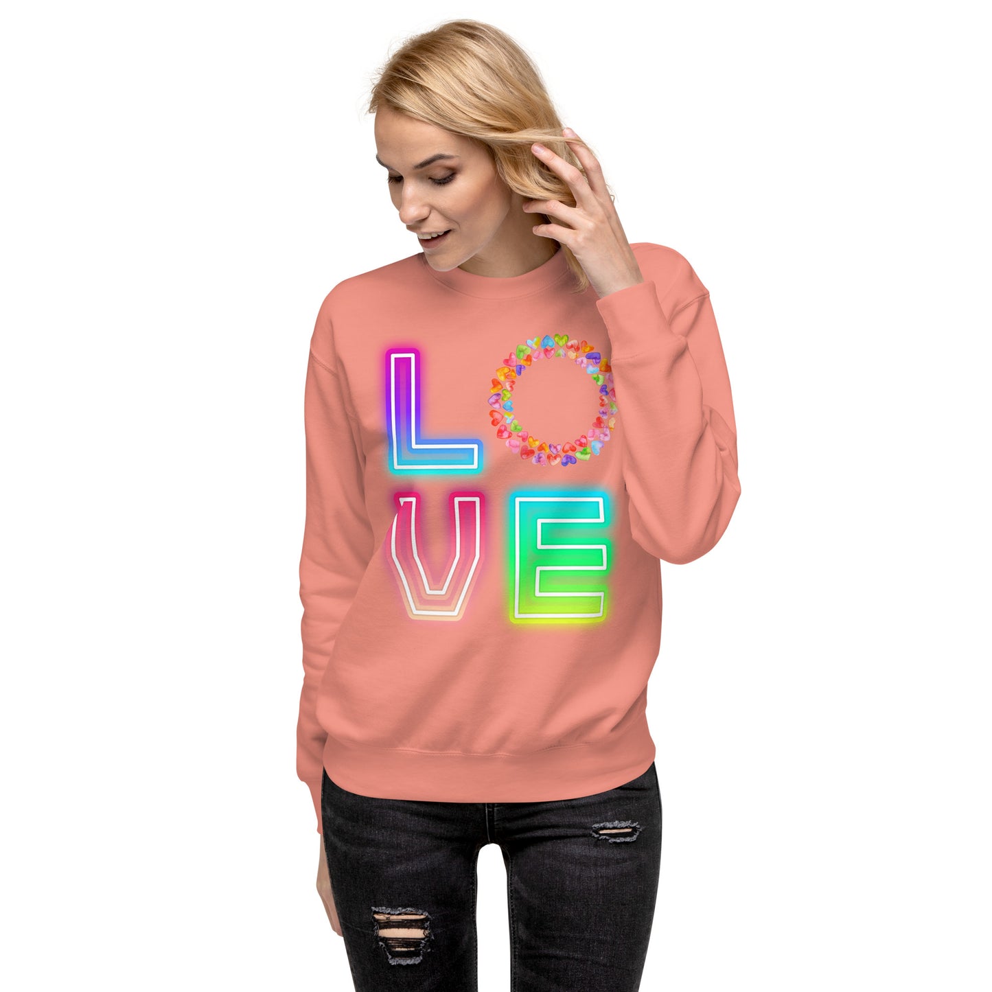 Rainbow Love - Premium Sweatshirt