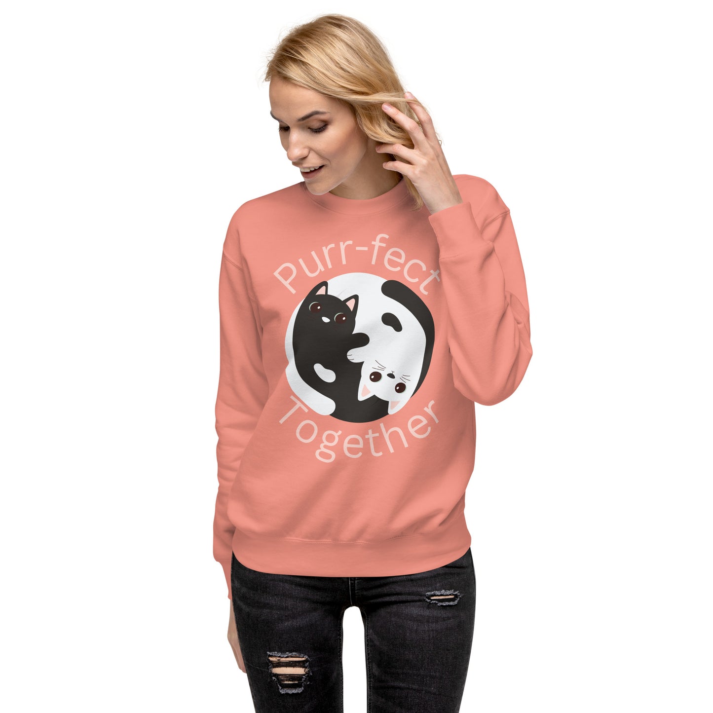 Purr-fect Together - Premium Sweatshirt