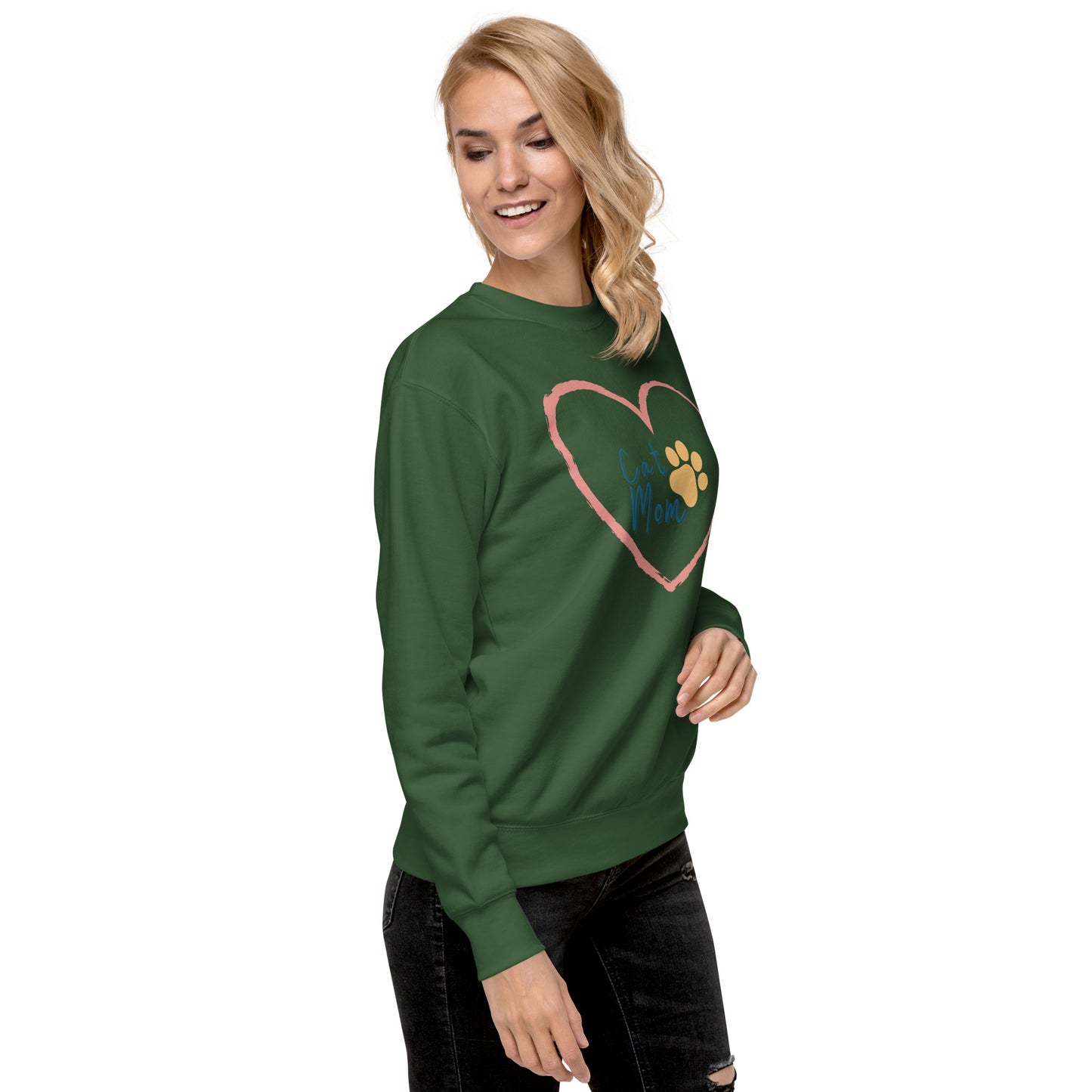 Cat Mom - Premium Sweatshirt