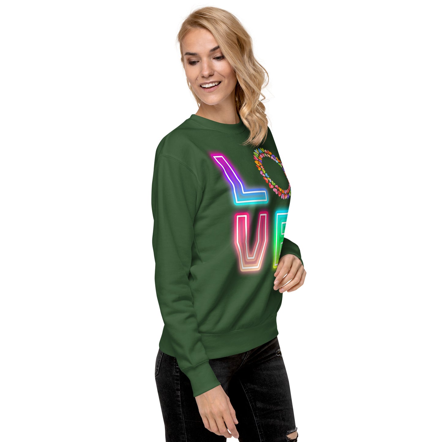 Rainbow Love - Premium Sweatshirt