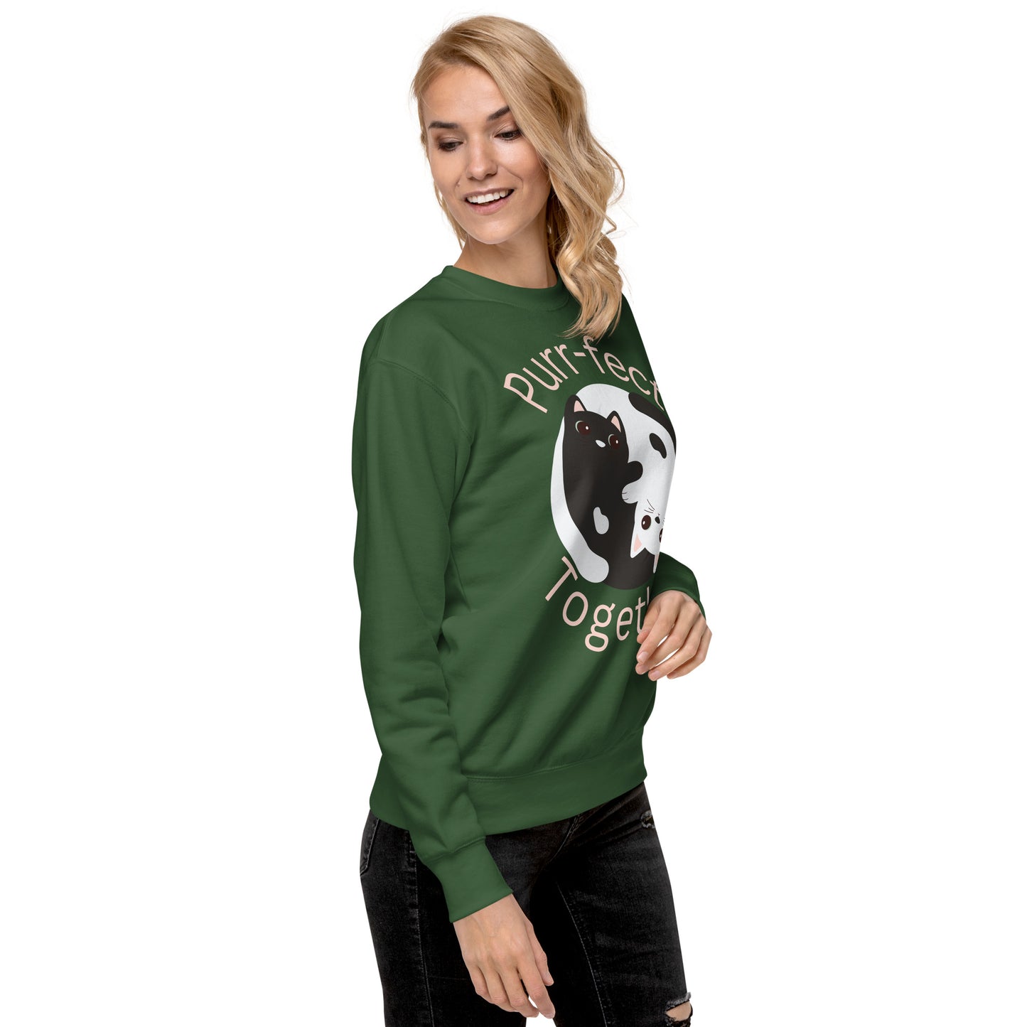 Purr-fect Together - Premium Sweatshirt
