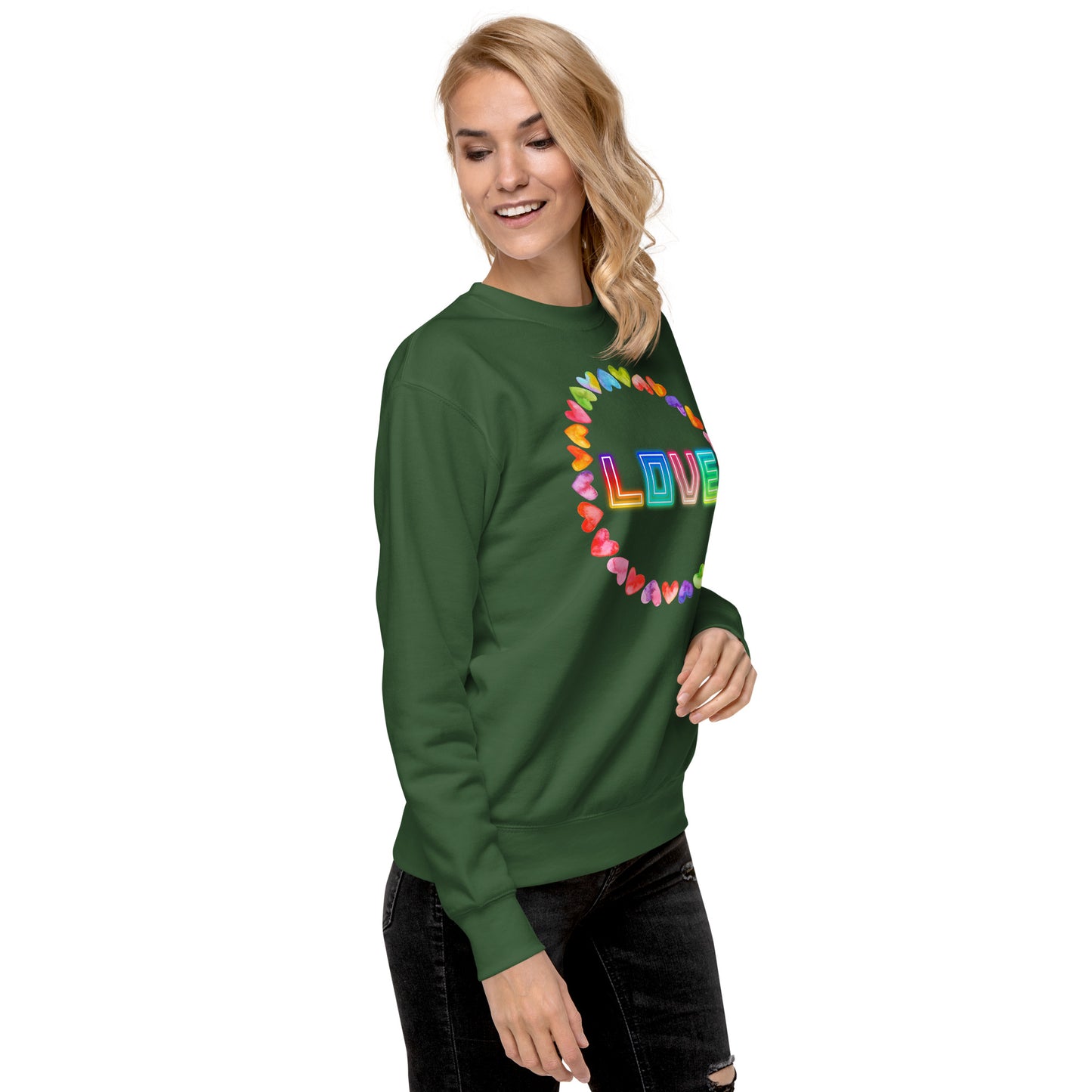 Rainbow Love - Premium Sweatshirt