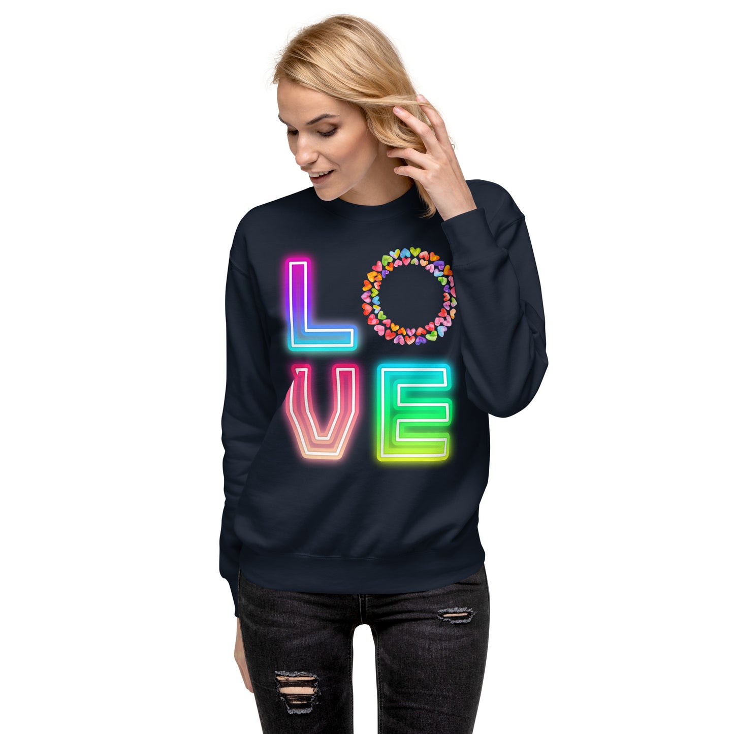 Rainbow Love - Premium Sweatshirt