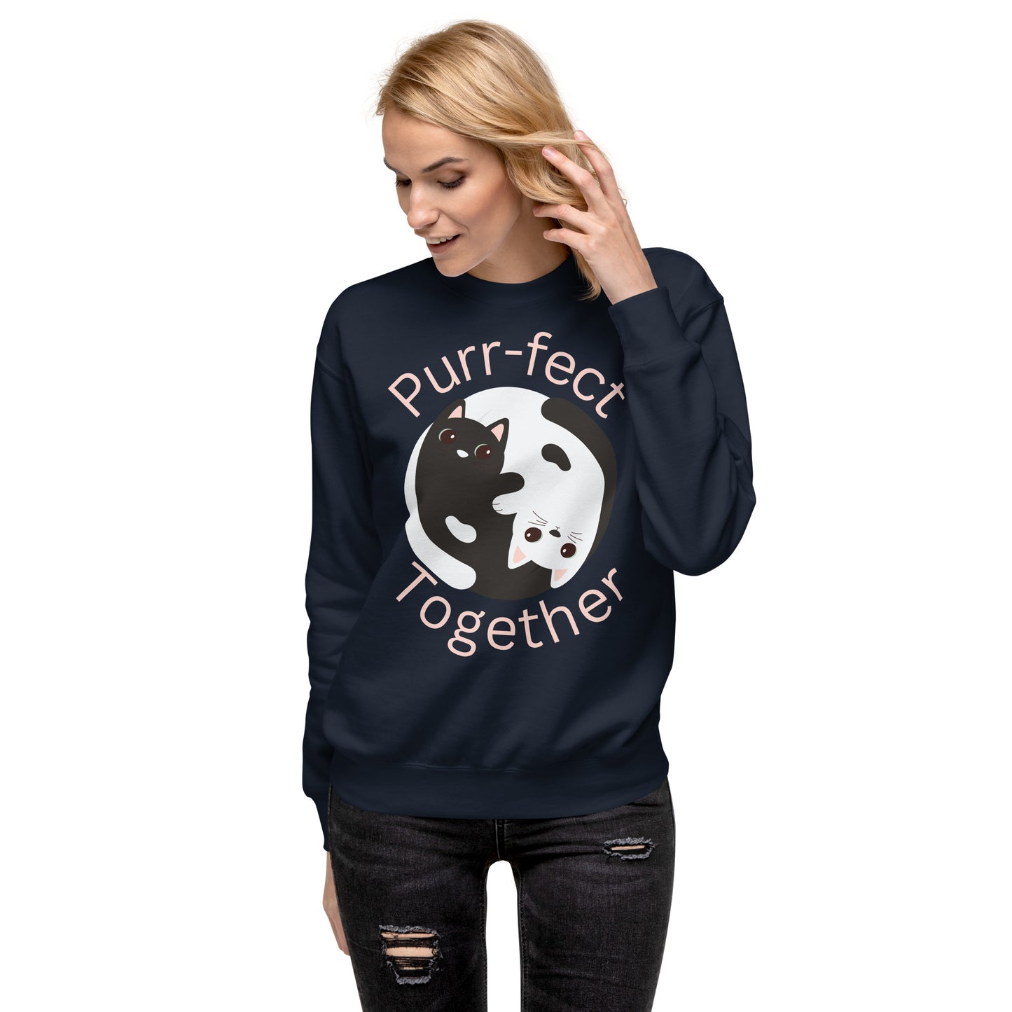 Purr-fect Together - Premium Sweatshirt