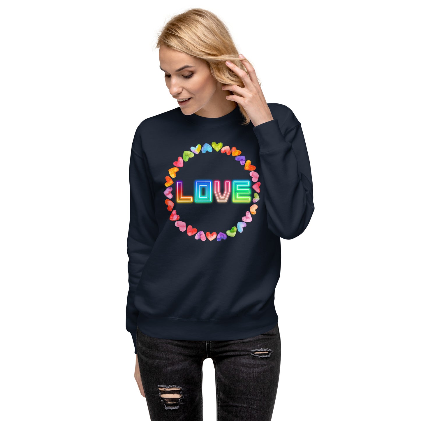 Rainbow Love - Premium Sweatshirt