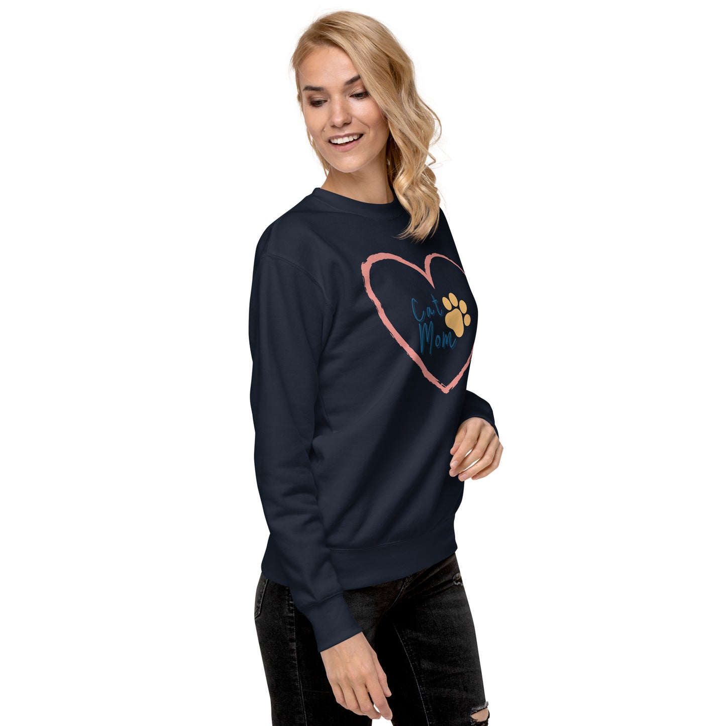 Cat Mom - Premium Sweatshirt