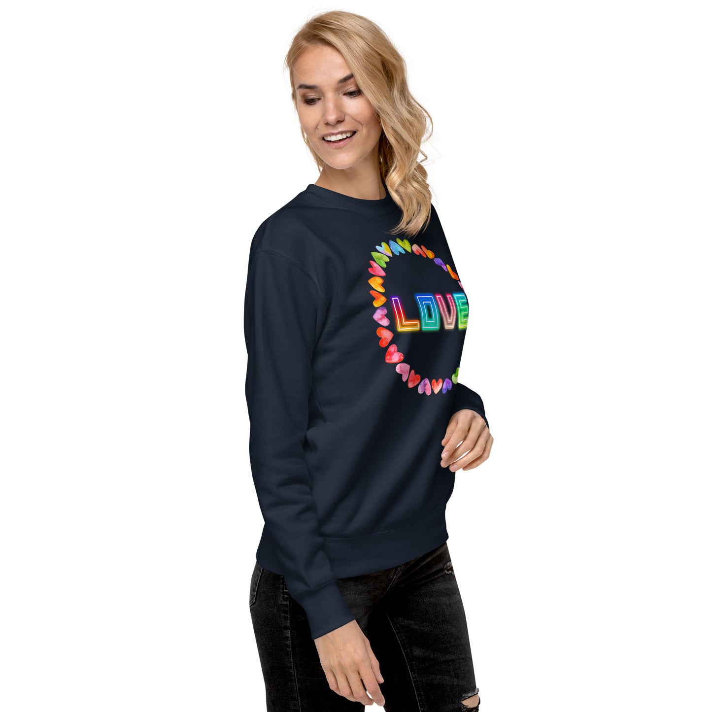 Rainbow Love - Premium Sweatshirt
