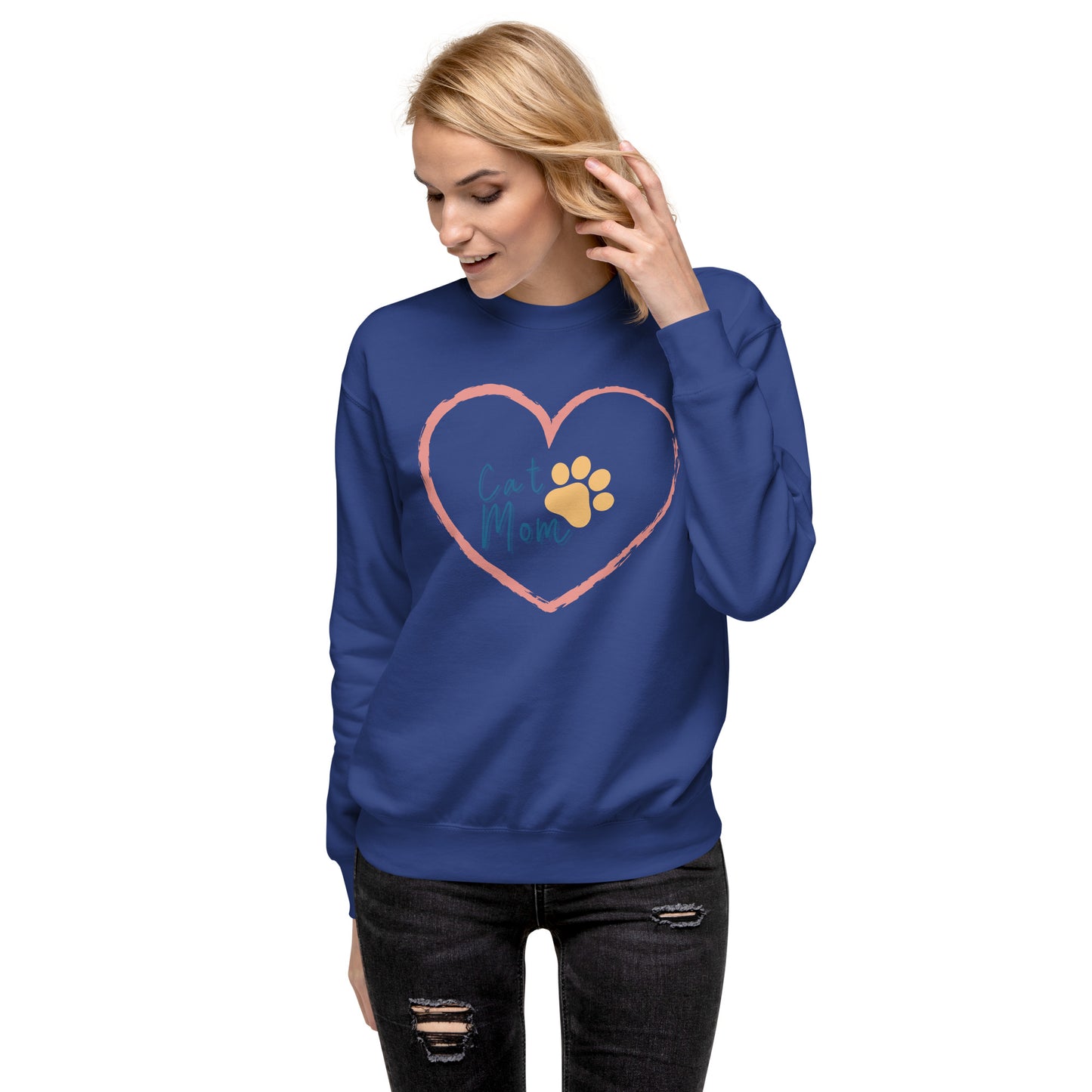 Cat Mom - Premium Sweatshirt