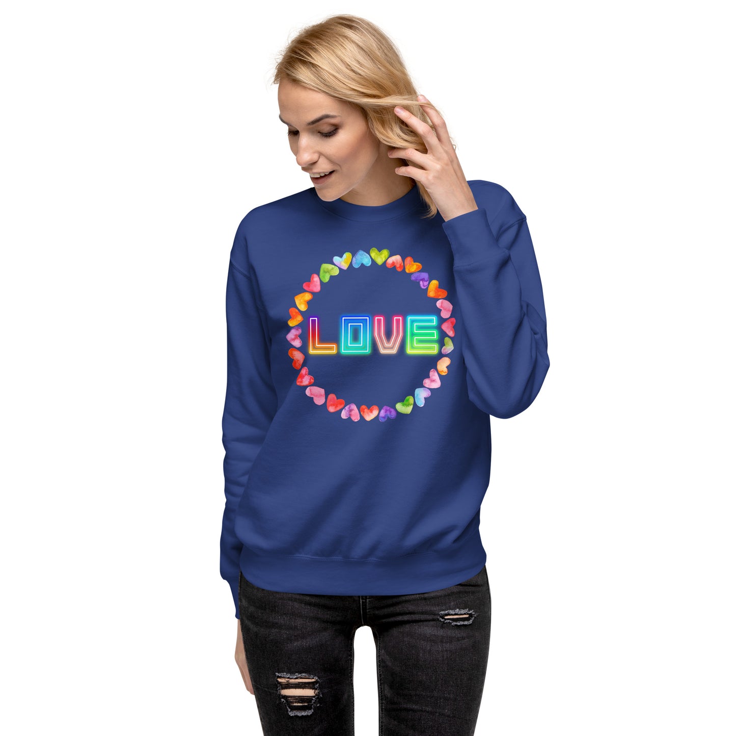 Rainbow Love - Premium Sweatshirt