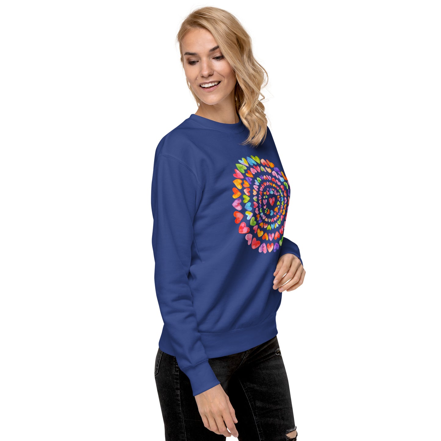 Rainbow Hearts - Premium Sweatshirt