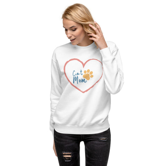 Cat Mom - Premium Sweatshirt