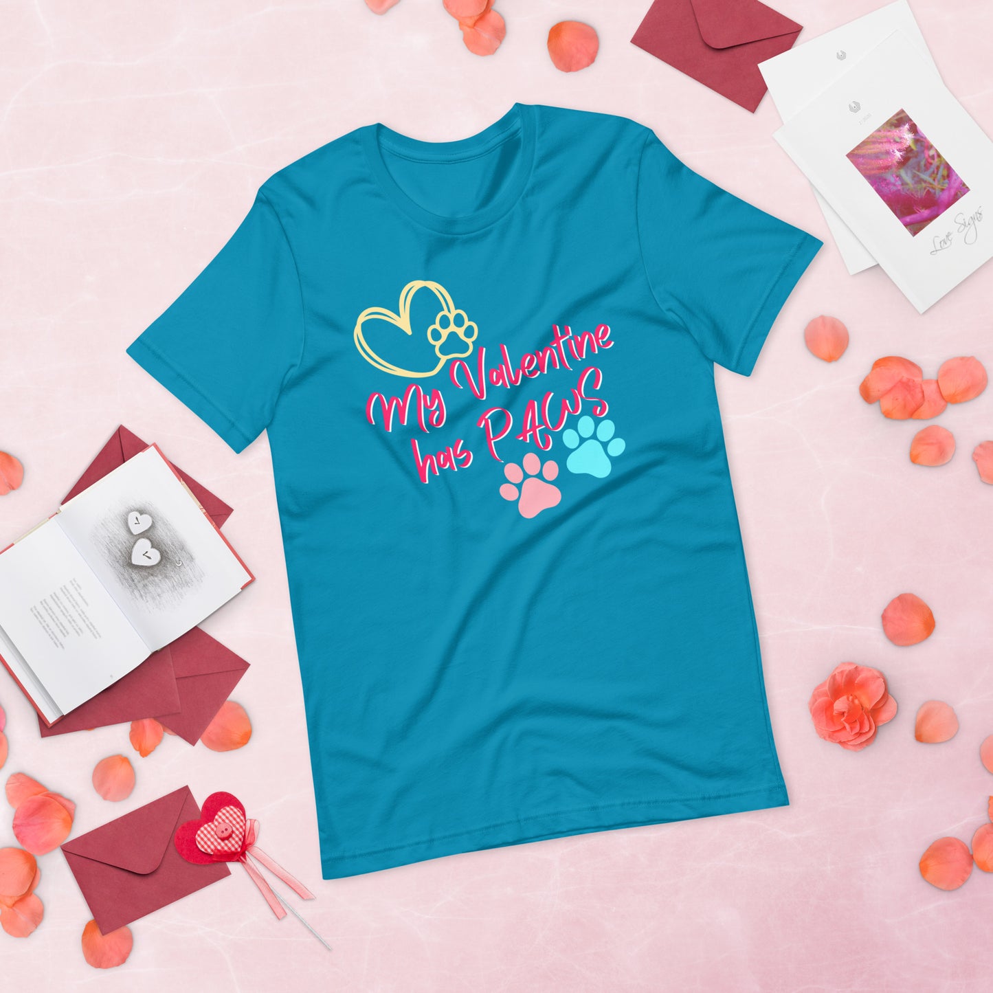 Paw Valentine - Lightweight T-Shirt
