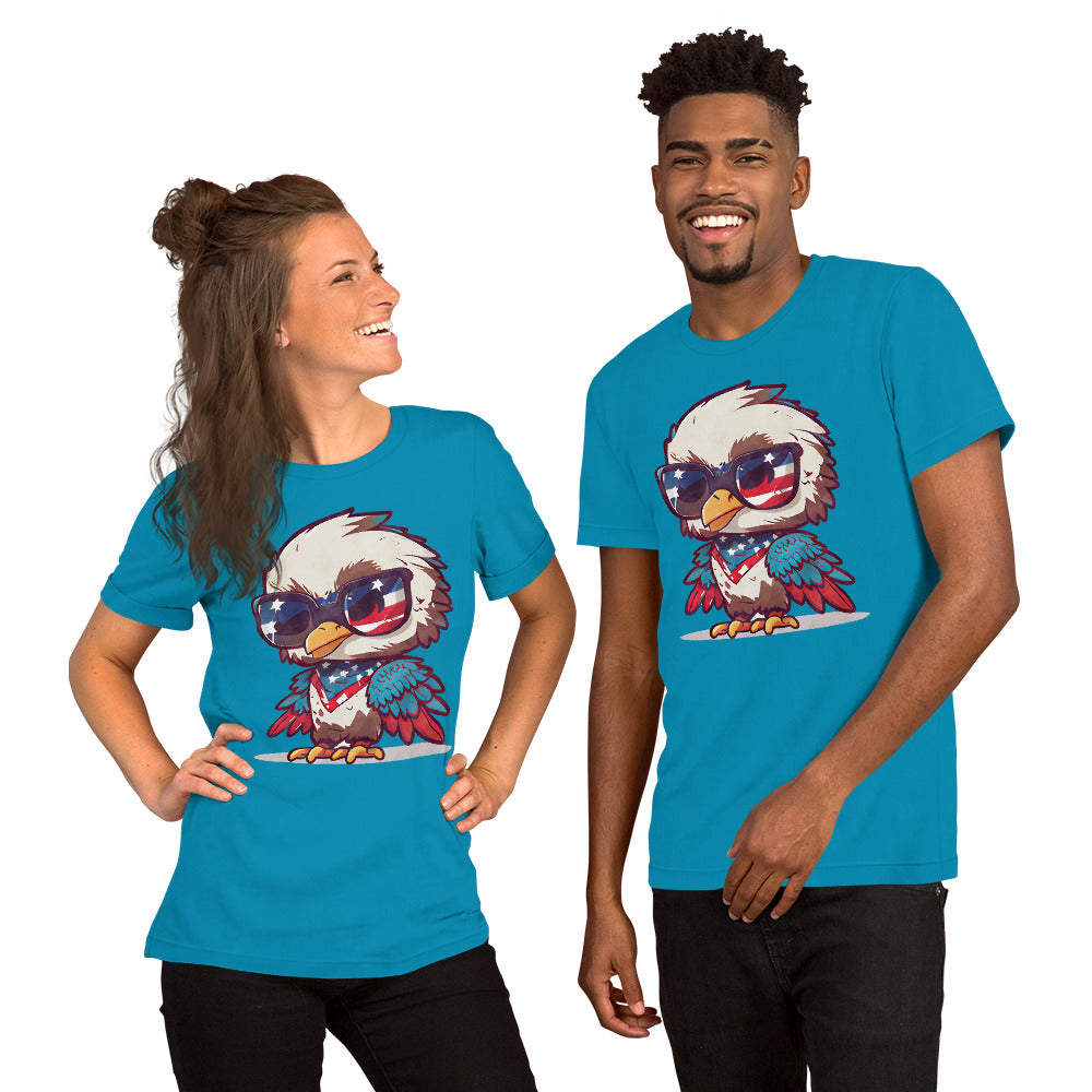 Patriotic Eagle - Lightweight T-Shirt