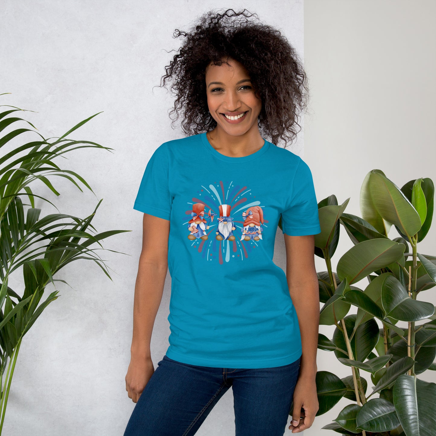 Patriotic Gnomes - Lightweight T-Shirt