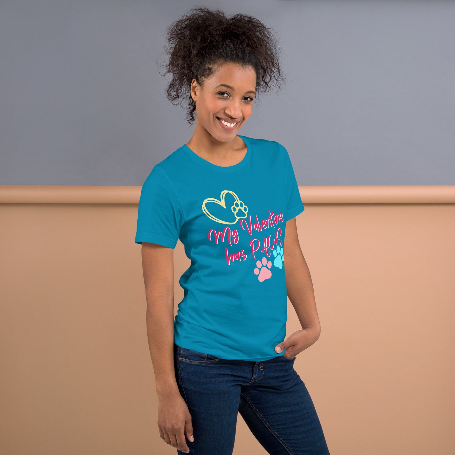 Paw Valentine - Lightweight T-Shirt