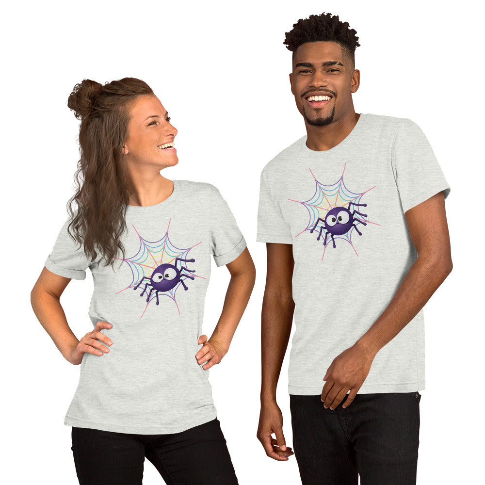 Pastel Rainbow Web (Light) - Lightweight T-Shirt