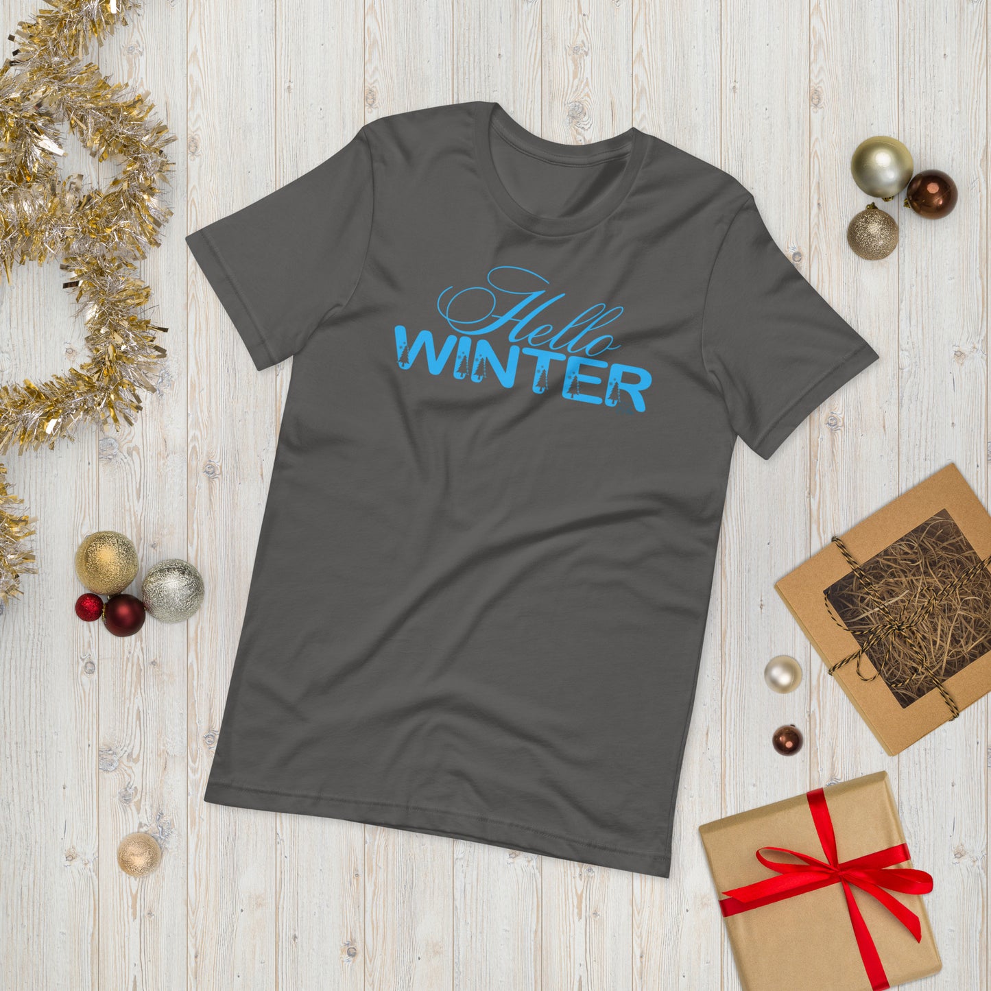 Hello Winter - Lightweight T-Shirt