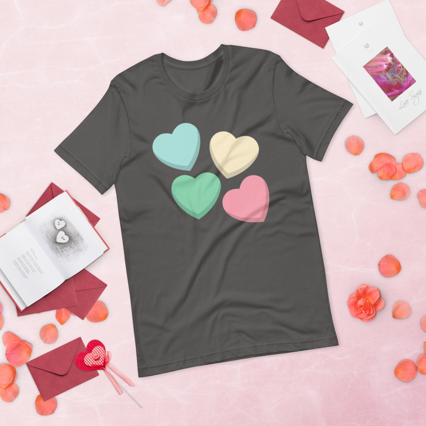 Candy Hearts - Lightweight T-Shirt