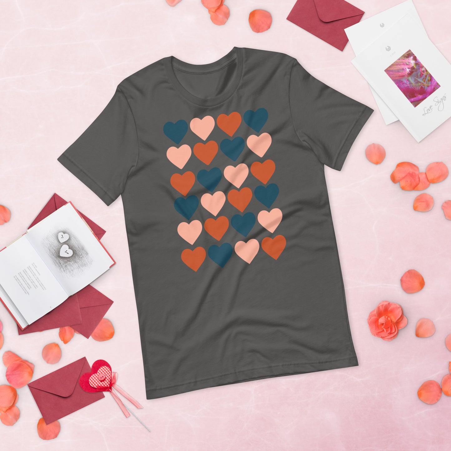 Neutral Hearts - Lightweight T-Shirt
