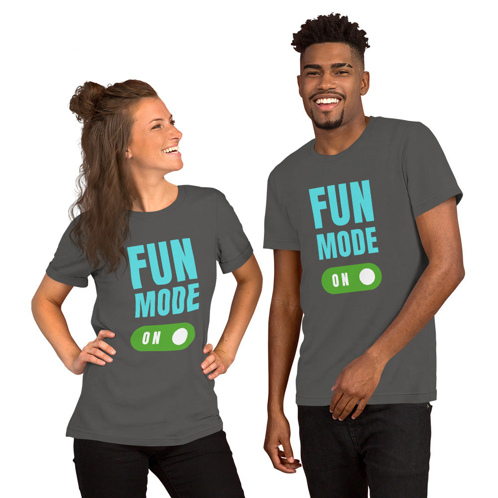 Fun Mode ON (Dark) - Lightweight T-Shirt