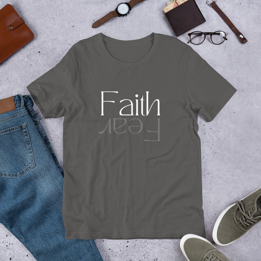 Faith over Fear (Dark) - Lightweight T-Shirt