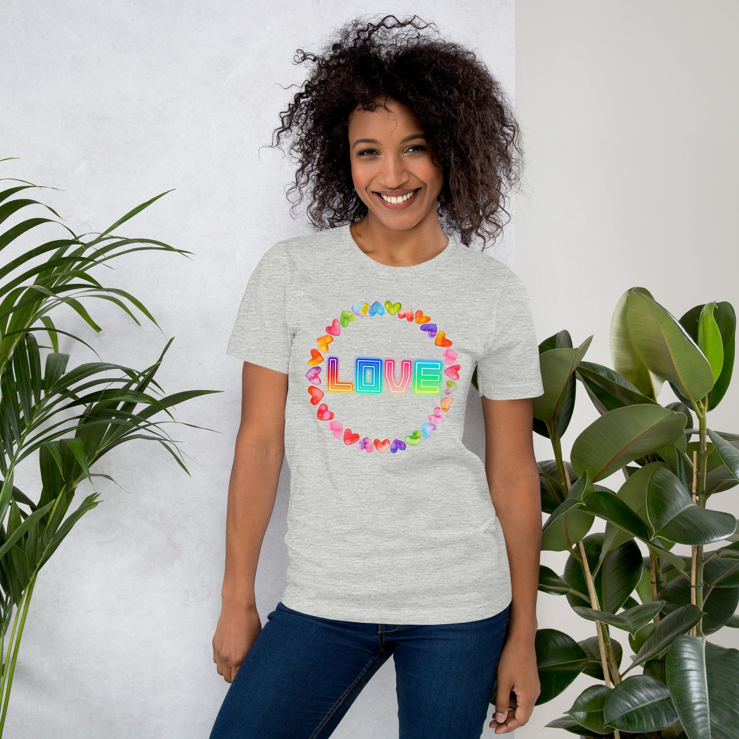 Rainbow Love - Lightweight T-Shirt