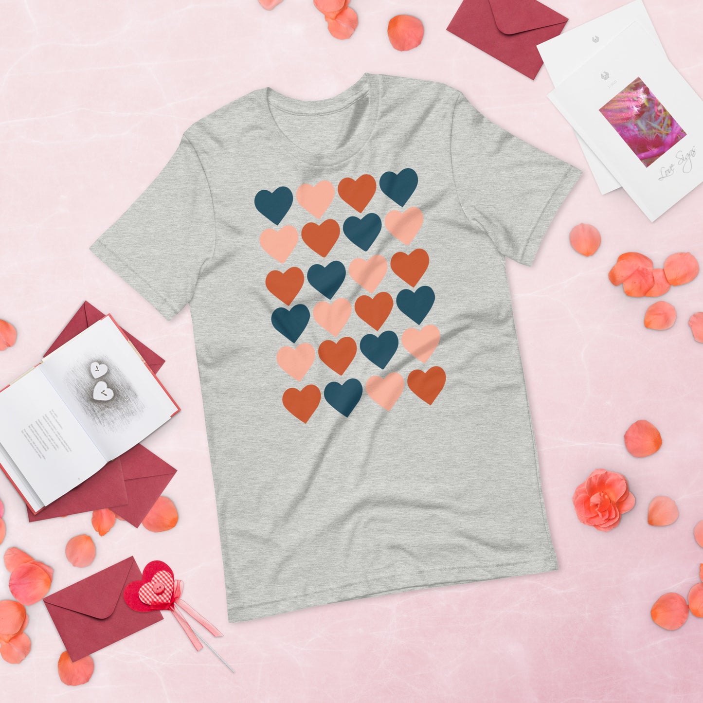 Neutral Hearts - Lightweight T-Shirt